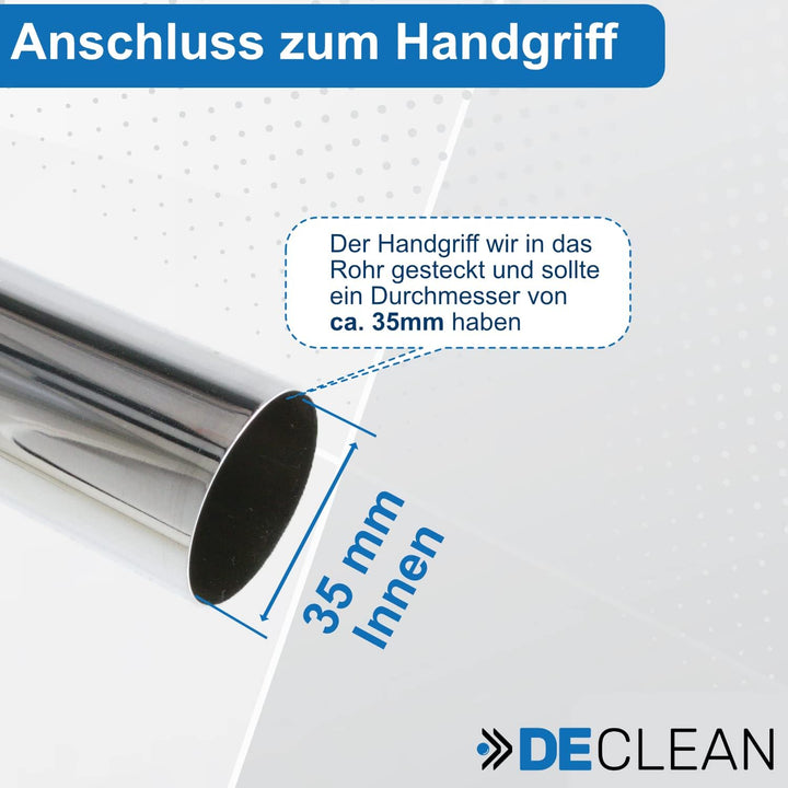 Teleskoprohr 35 mm Saugrohr kompatibel mit Siemens VSZ31455 VSZ3 | DeClean Teleskoprohr - Saugrohr i