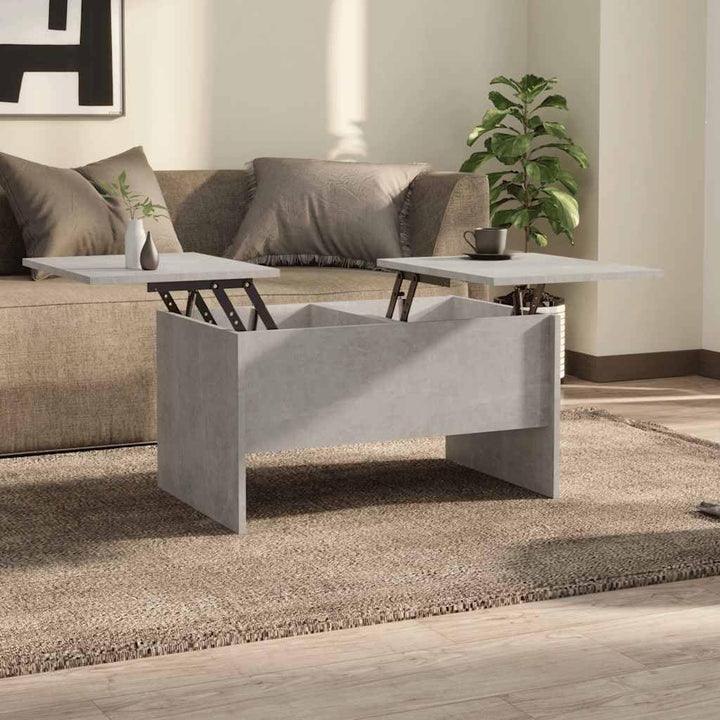 vidaXL Couchtisch Höhenverstellbar Kaffeetisch Beistelltisch Wohnzimmertisch Sofatisch mit Stauraum