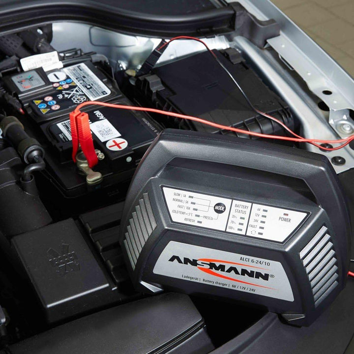 Ansmann ALCT-6-24/10 Batterie Multi-Ladegerät 6V/12V/24V 10A Ladegerät 4,5Ah bis 240Ah