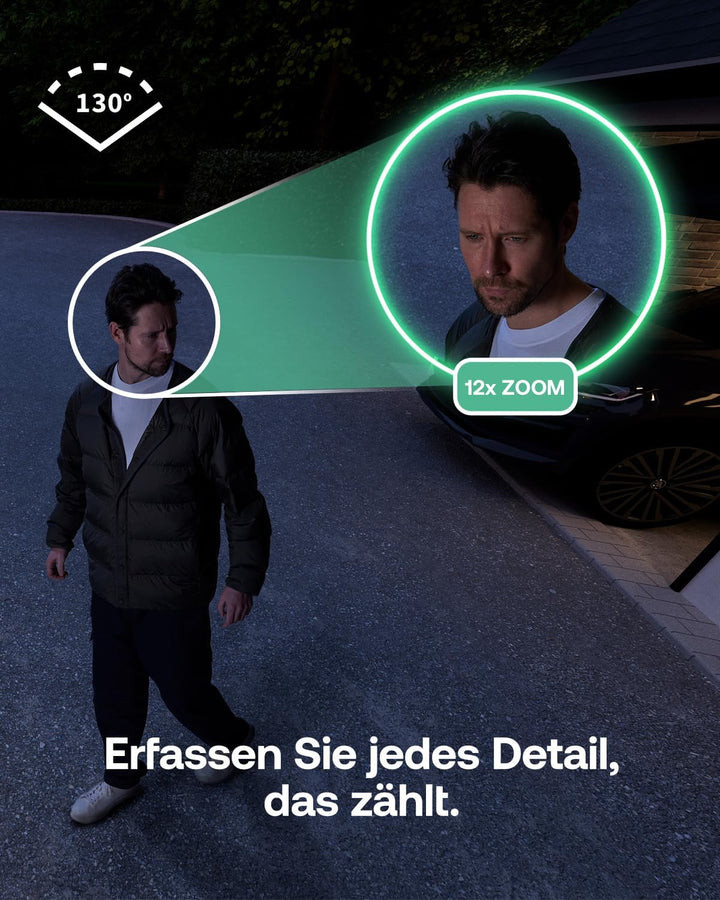 Arlo Essential 3 HD Überwachungskamera Aussen WLAN & 2 Solar Panel, Kabellos, 1080p Video, Farbnacht