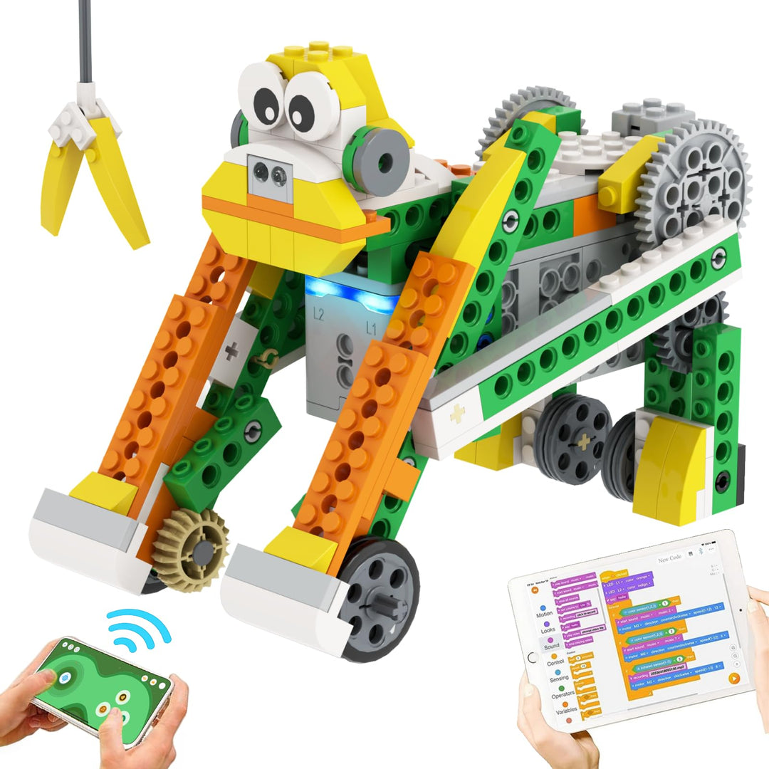 Robot Q, 20-in-1 Programmierbarer Spielzeug für Kinder, STEM Spielzeug zum Programmieren und Lernen