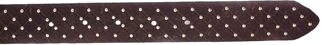B.Belt Lina Gold Nietengürtel Leder