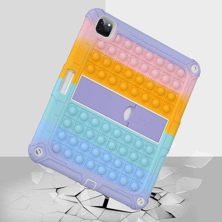 XZC iPad Pro 12.9 Hülle 2022 2021 2020 2018 Stossfeste Push Pop Fidget Hülle für iPad Pro 12.9 6th /