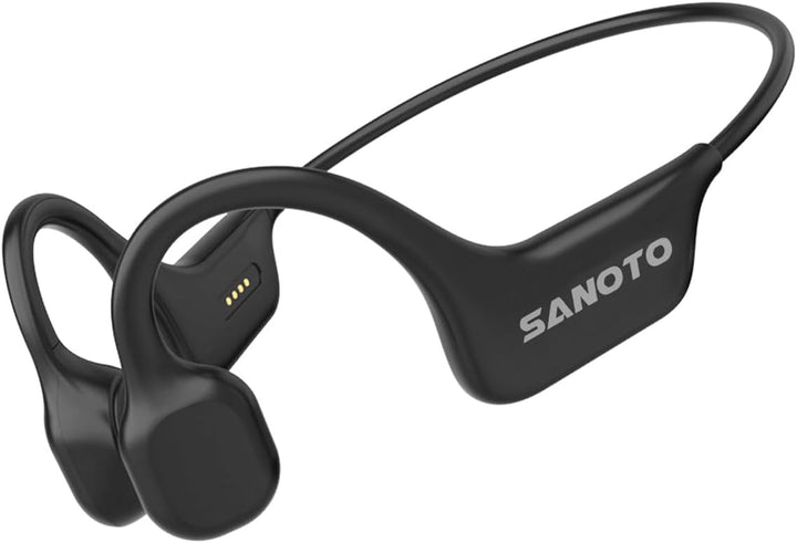 SANOTO Knochenschall Kopfhörer | Open Ear Bluetooth 5.3 Kopfhörer Sport Bone Conduction Kabellos IPX