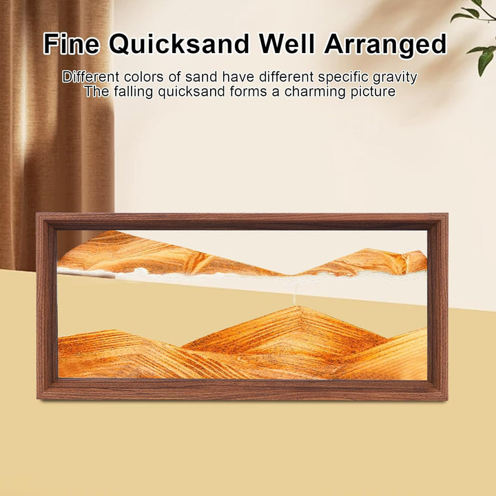AzureLeap Sandbilder zum Drehen 3D Sandscape die Sandkunst in Tiefsee Fliessende Sandmalerei Sandbil
