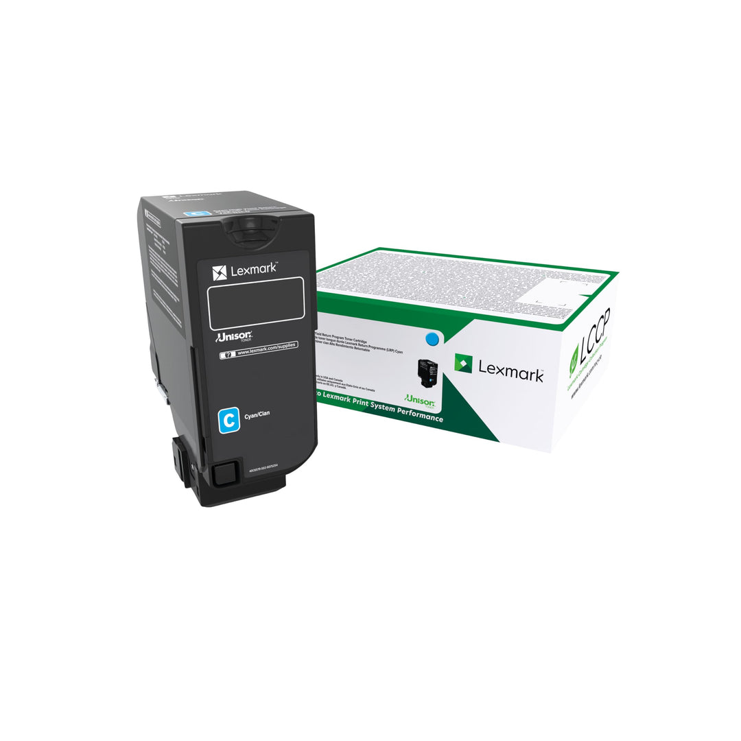 Lexmark Toner 74C2HCE 74C2HCE Original Cyan 12000 Seiten