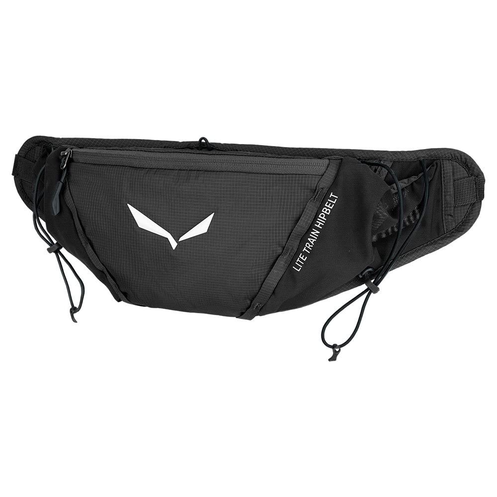 SALEWA Unisex – Erwachsene LITE Train HIPBELT hip Pocket, Blue, normal Einheitsgrösse Schwarz, Einhe