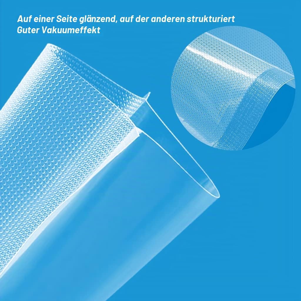 200 Stück Vakuumierbeutel 10x15/15x20/20x25/20x30, Gefrierbeutel, Sous Vide Beutel, BPA-Frei, Eingep