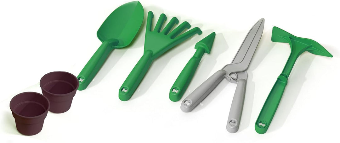 ToyToyToy Schubkarre mit Kinder Gartenwerkzeug 9 Teile 54 cm Länge
