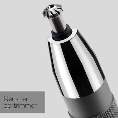 BaByliss Super-X Metal Nasen-, Ohren- & Augenbrauentrimmer, 3-in-1 Detailtrimmer, Nasenhaartrimmer,