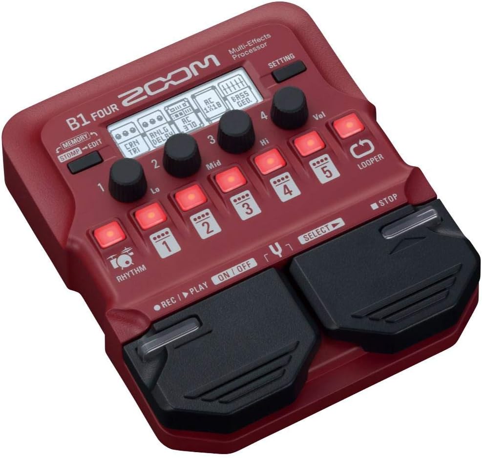 Zoom B1 FOUR Effektpedal Single, Single