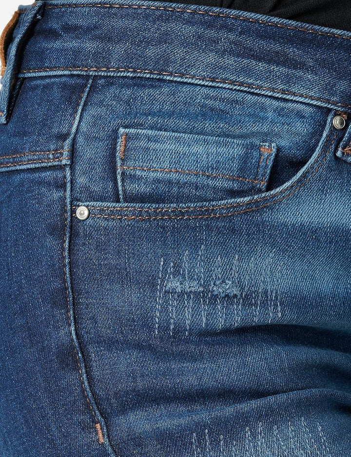 ONLY Damen Onlroyal Hw Skinny DNM Pimbox Jeans S / 32L Dark Blue Denim, S / 32L Dark Blue Denim