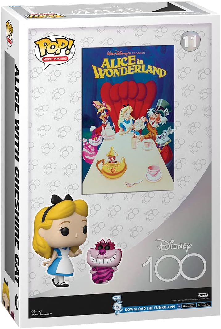 Funko Pop! Movie Poster: Disney - Alice in Wonderland - Vinyl-Sammelfigur - Geschenkidee - Offiziell