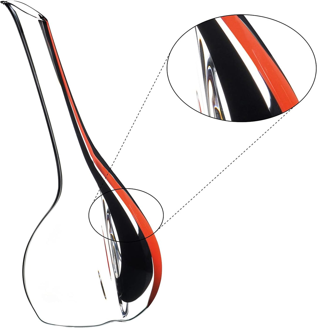 RIEDEL Black Tie Touch Dekanter, rot