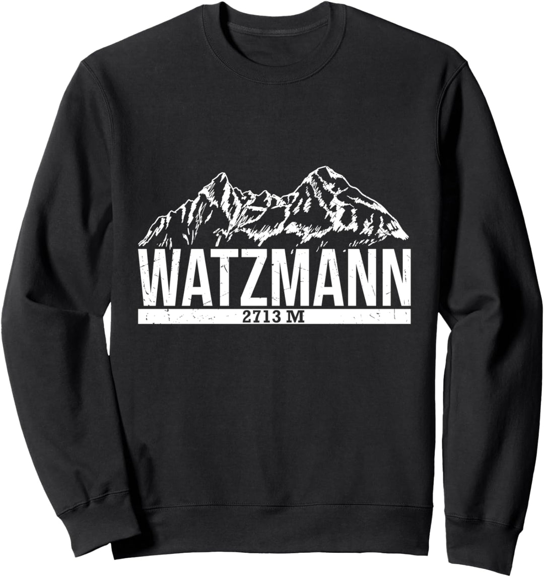 WATZMANN 2713m Berg Watzmassiv Bergsteiger Sweatshirt