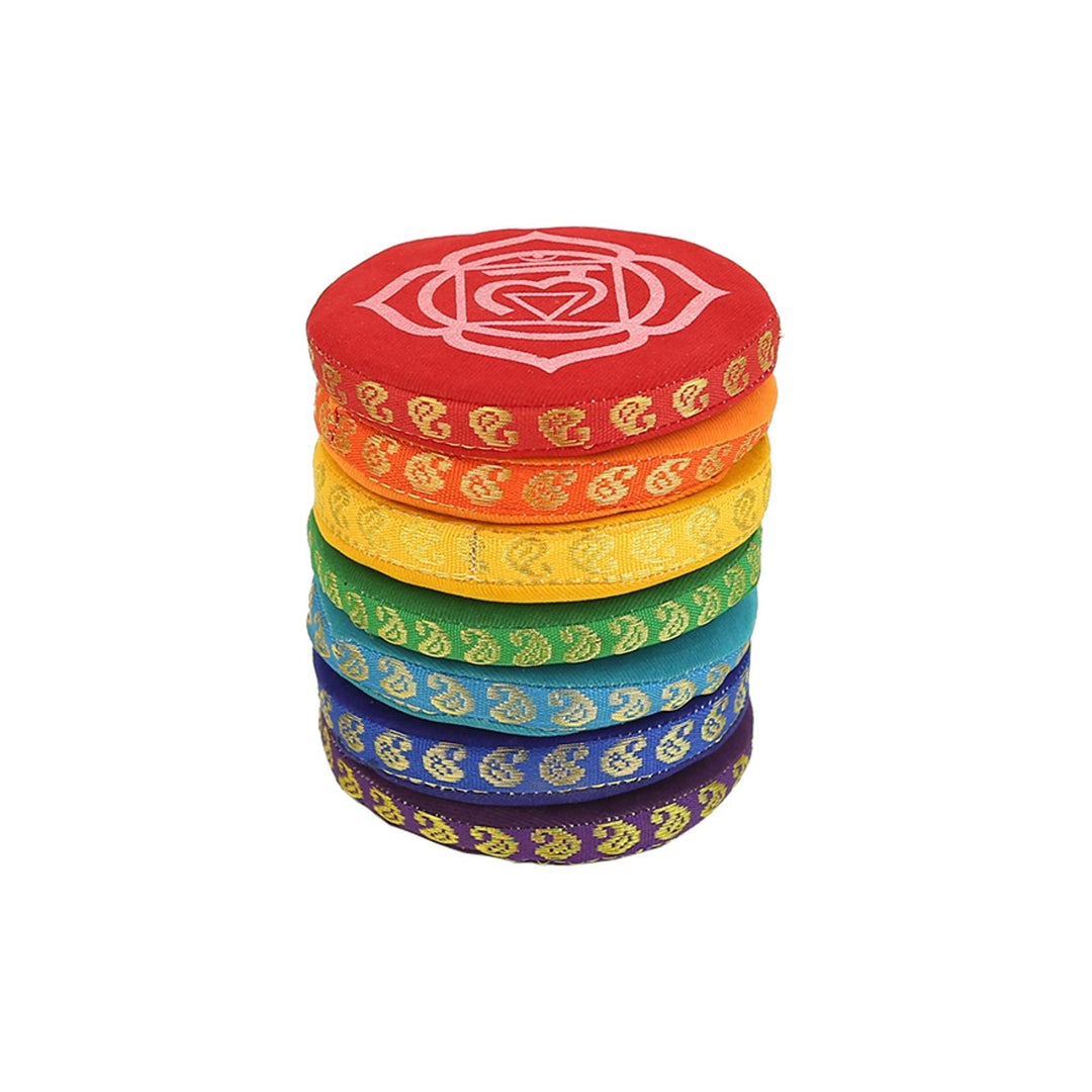 Unbekannt Klangschalenkissen 7 Chakra