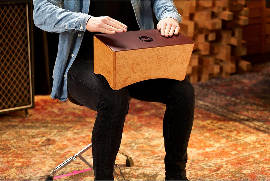 Meinl Percussion Bongo Cajon Instrument/Trommel für Kinder/Erwachsene - Trommelkiste (Drumbox) rücke