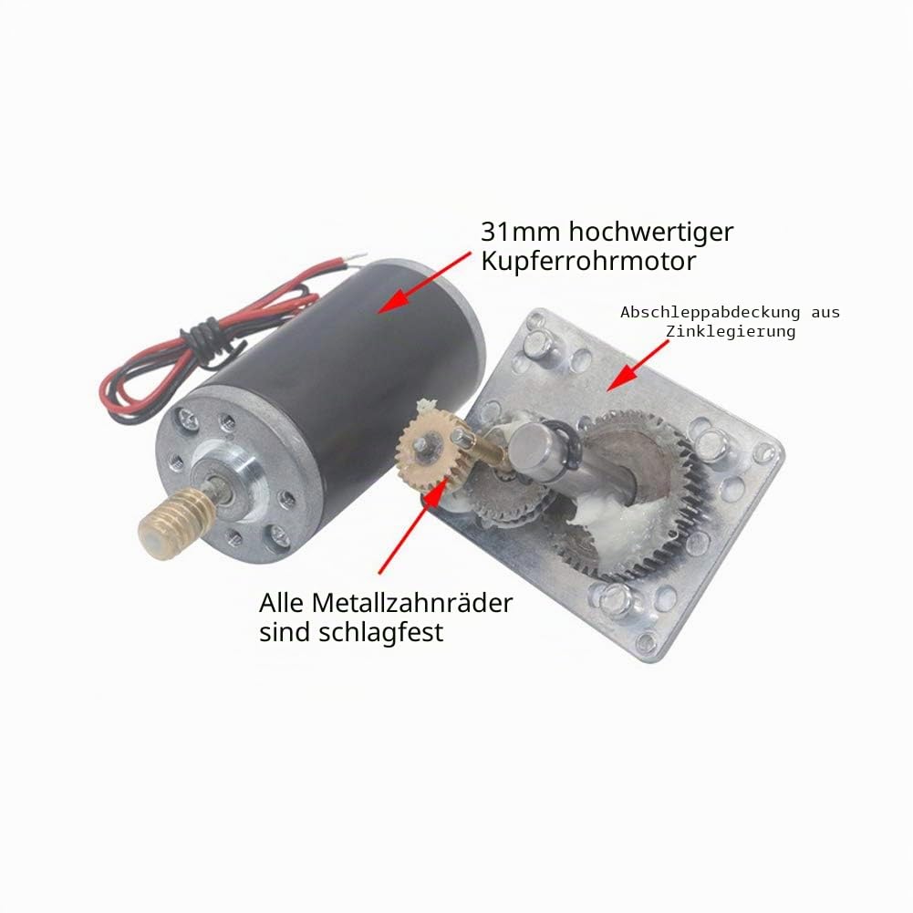DC 12V Getriebemotor Hohe Torsionsgeschwindigkeit Reduzieren Sie den elektrischen Getriebemotor Umsc