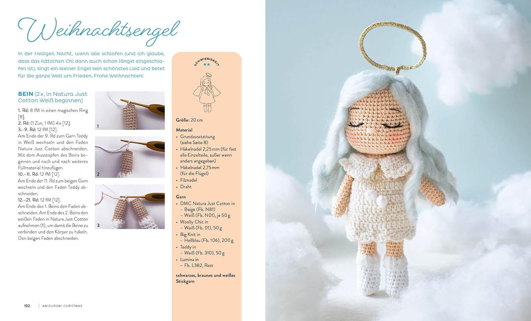 Amigurumi-Christmas: 30 weihnachtliche Figuren und Accessoires häkeln: Weihnachtsmann, Elfen, Eisbär