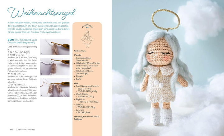 Amigurumi-Christmas: 30 weihnachtliche Figuren und Accessoires häkeln: Weihnachtsmann, Elfen, Eisbär