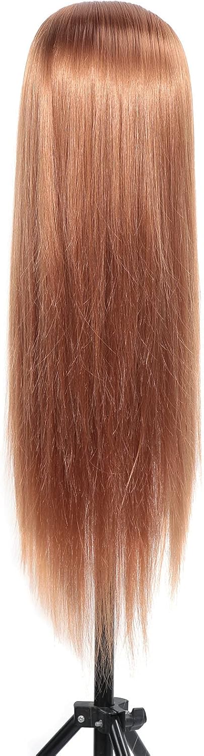 24" Übungskopf Friseur, Trainingsköpfe,Friseur Übungskopf Praxis, Übungskopf Frisierkopf Friseur, Fr