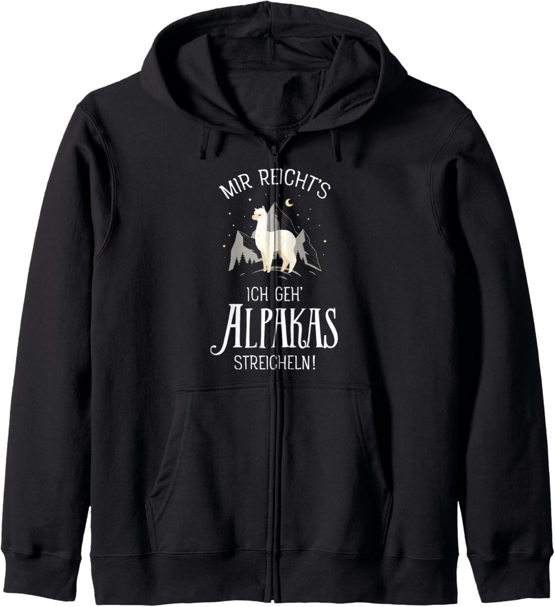 Mir Reichts Ich Geh Alpakas Streicheln - Lama Alpaka Kapuzenjacke