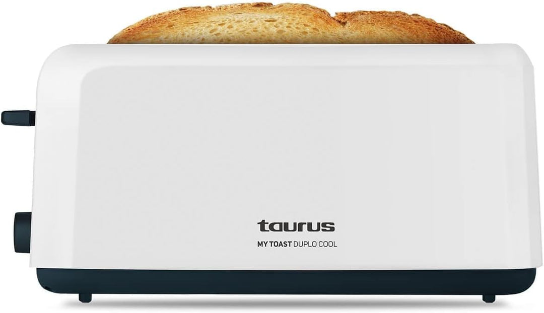Taurus - My Toast Duplo Toaster | Leistungsstark 1450 W | extra langer Schlitz mit doppelter Breite