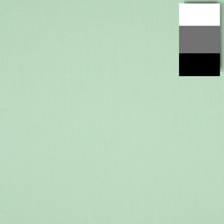 Walimex Stoffhintergrund 2,85 x 6m, mint grün weissgrün, weissgrün