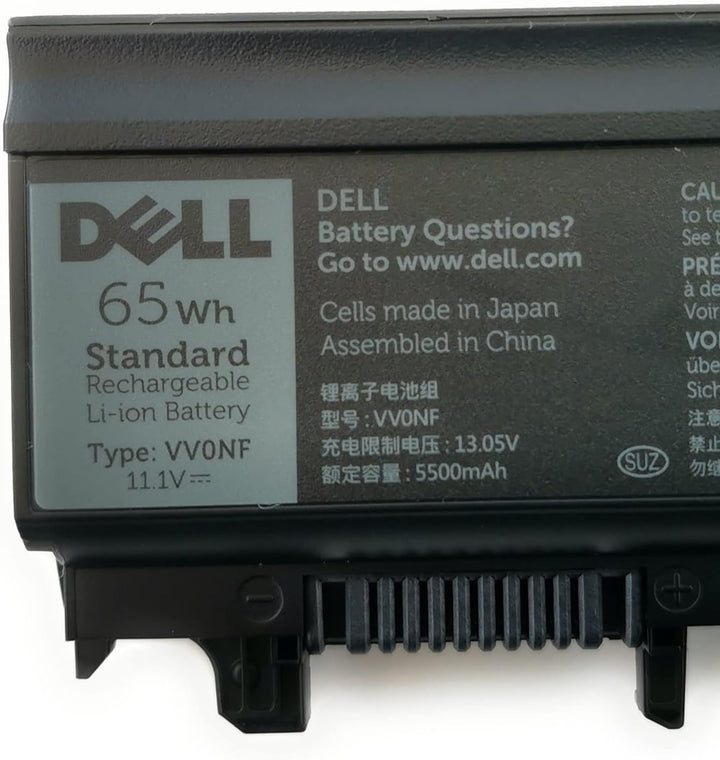 Dell Battery Primary 65 WHR 6C Lithium