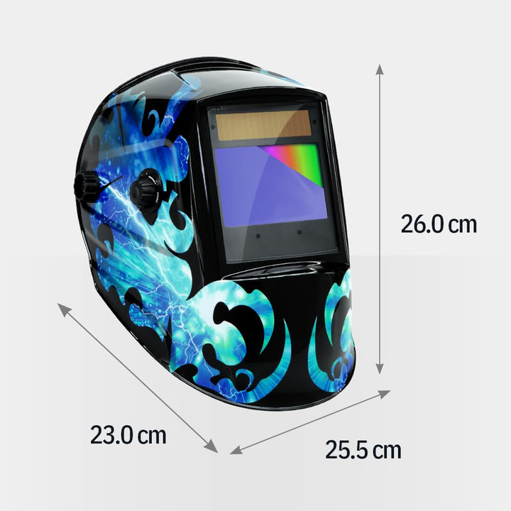 GYS Schweisshelm LCD Zeus 5-9/9-13 G Cosmic, 1 Stück, 044104, Gelb, 560 g