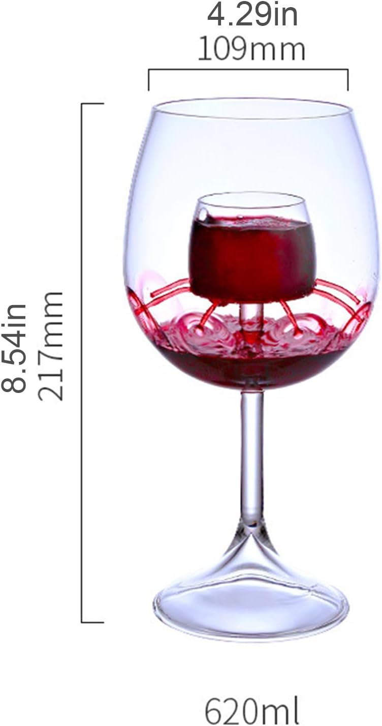 Belüftendes Weinglas, Weindekanterglas,Belüftendes Dekanter-Set | Tragbare Weingläser mit integriert