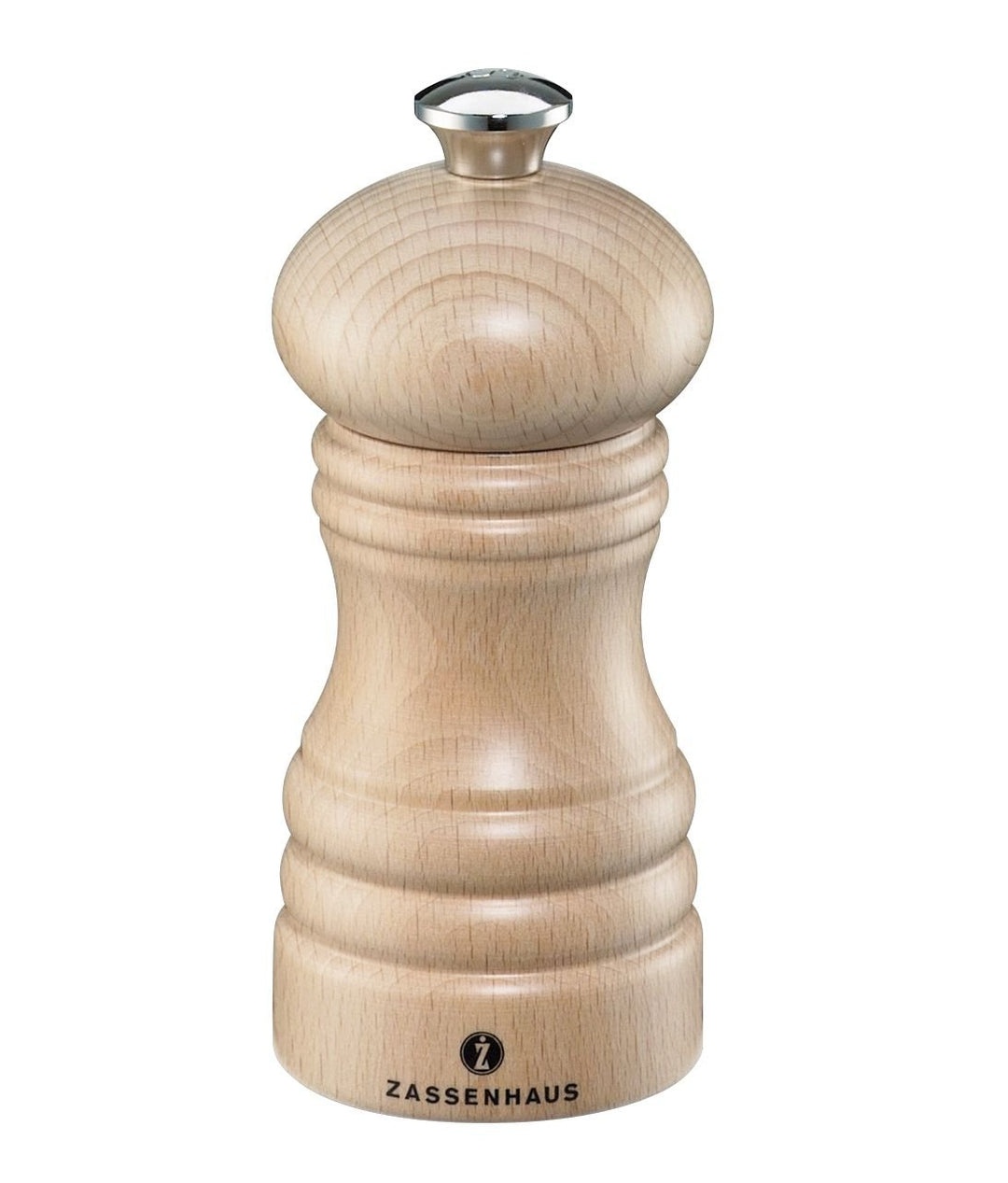 Zassenhaus Berlin Pfeffermühle, Holz, natur, 12 cm Natur 12 cm, Natur 12 cm
