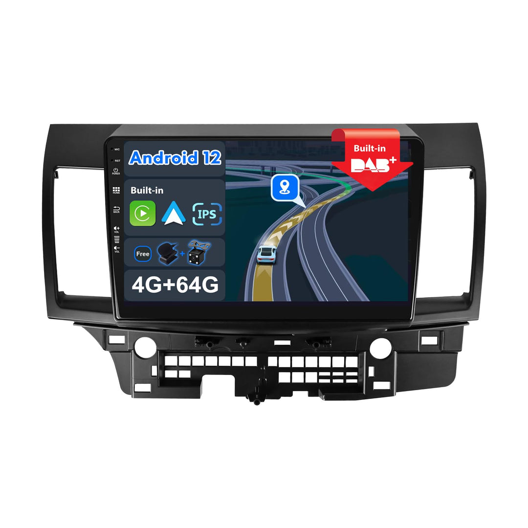 JOYX Android 12 Autoradio Passt für Mitsubishi Lancer (2010-2016) - Eingebaut DAB/DSP/Carplay/Androi
