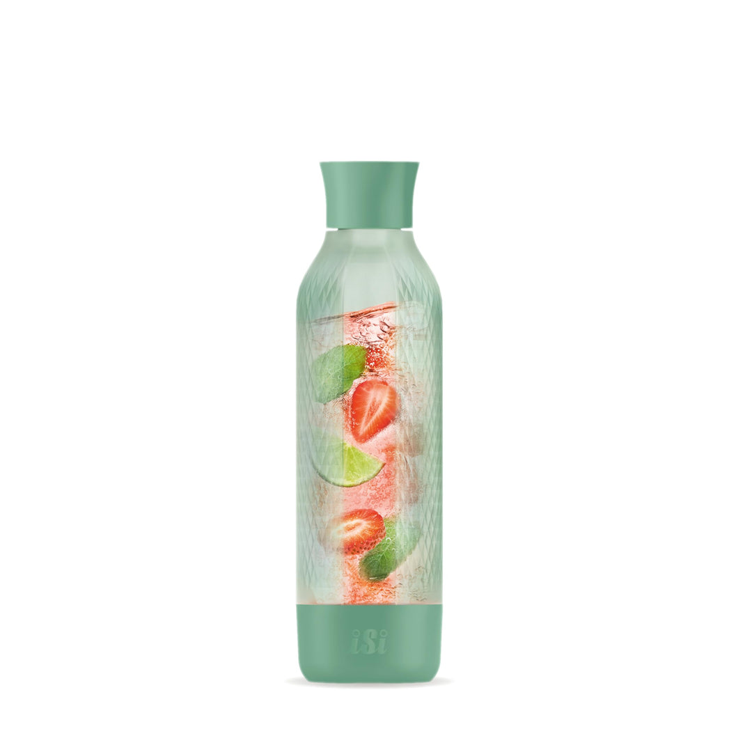 ISI Twist'n Sparkle Virtuoso Zusatzflasche Wassersprudler 0.95L – Ersatzflasche Soda Maker für Sprud