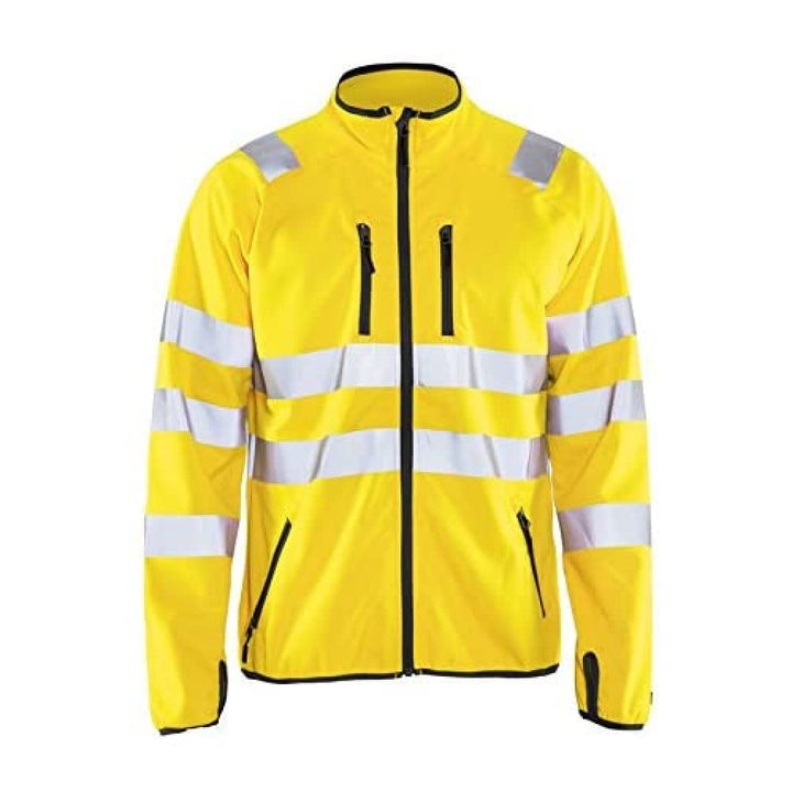 Blaklader 49062512 HIGH VIS JACKET Softshell, Gelb, grootte S S High Vis Gelb, S High Vis Gelb
