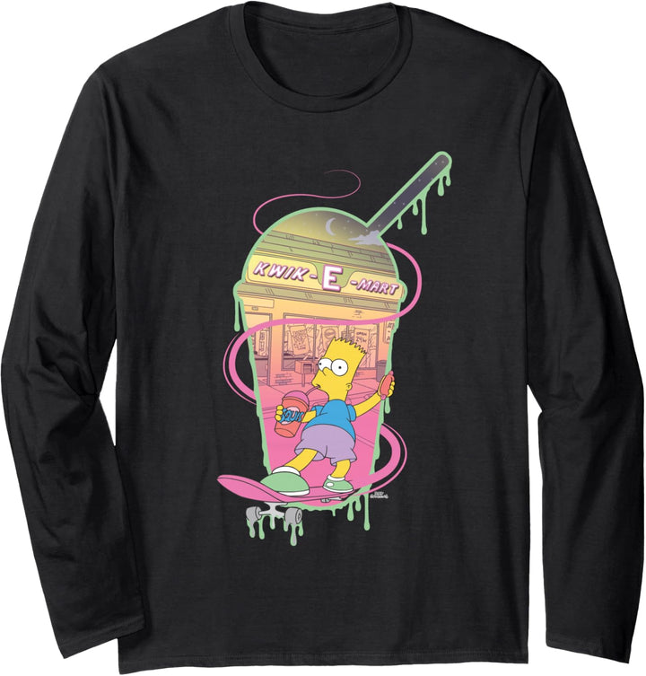 The Simpsons Bart Simpsons Kwik-E-Mart Squishee Langarmshirt