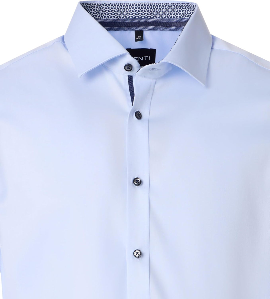 Venti Businesshemd Uni Body Fit Standard 37 Blau (102), Standard 37 Blau (102)