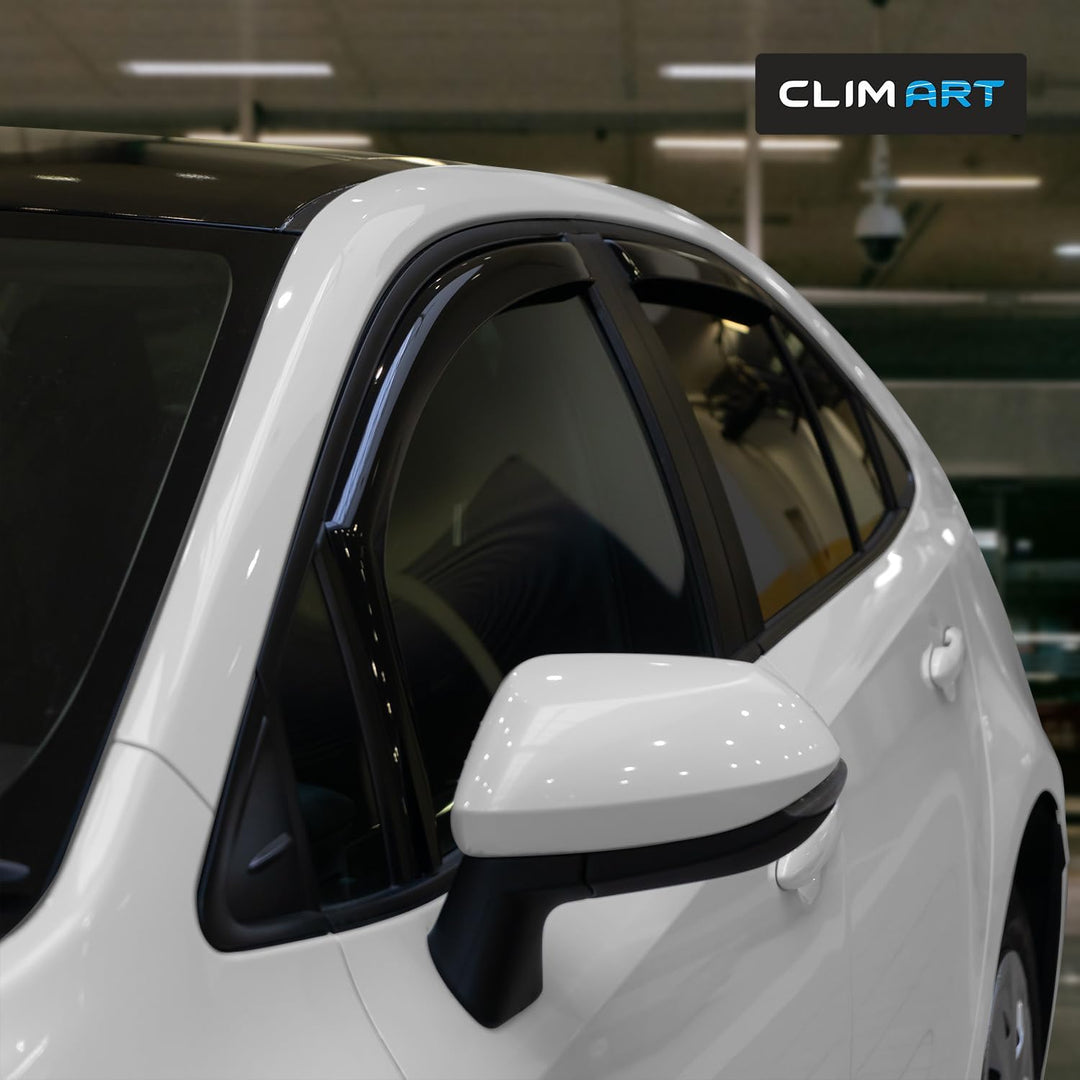 CLIM ART Windabweiser für/kompatible mit Toyota Corolla Schrägheck 2018-2026 -Integrierte Regenabwei