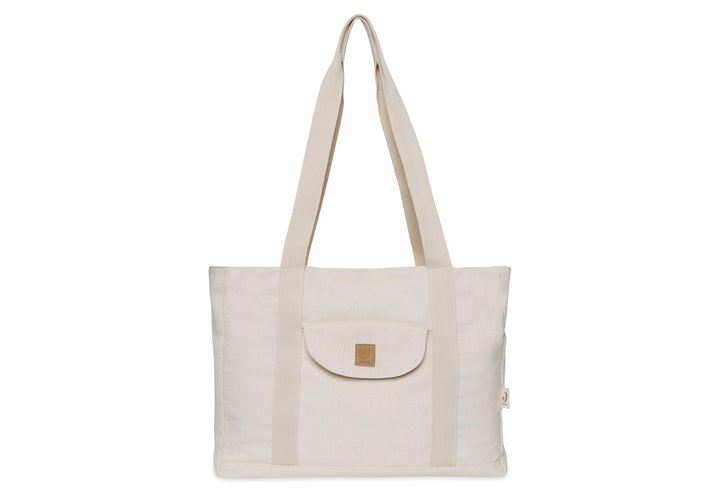 Jollein Wickeltasche Shopper Twill, Natural, Twill, Natural