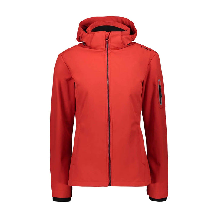 CMP Damen Windproof And Waterproof Softshell Jacket Wp 7.000 Jacke D34 Ferrari-Nero, D34 Ferrari-Ner