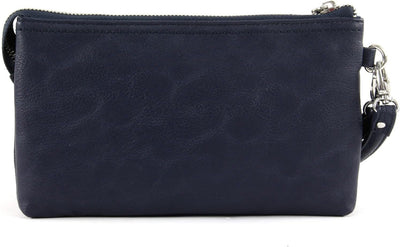 Gabor bags Emmy Damen Clutch Abendtasche Klein 22,5 x 4,5 x 13,5 Blau, 22,5 x 4,5 x 13,5 Blau