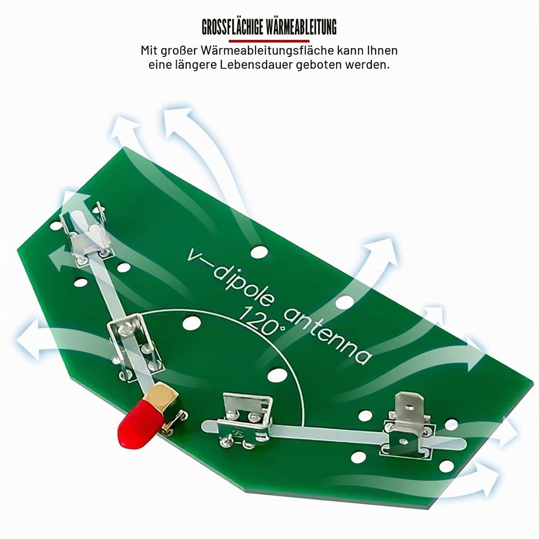 Antenne V-Dipol Funkfrequenz 78M-1 GHz Funk-Ersatzantenne Universal-Innenraum-Akzeptor
