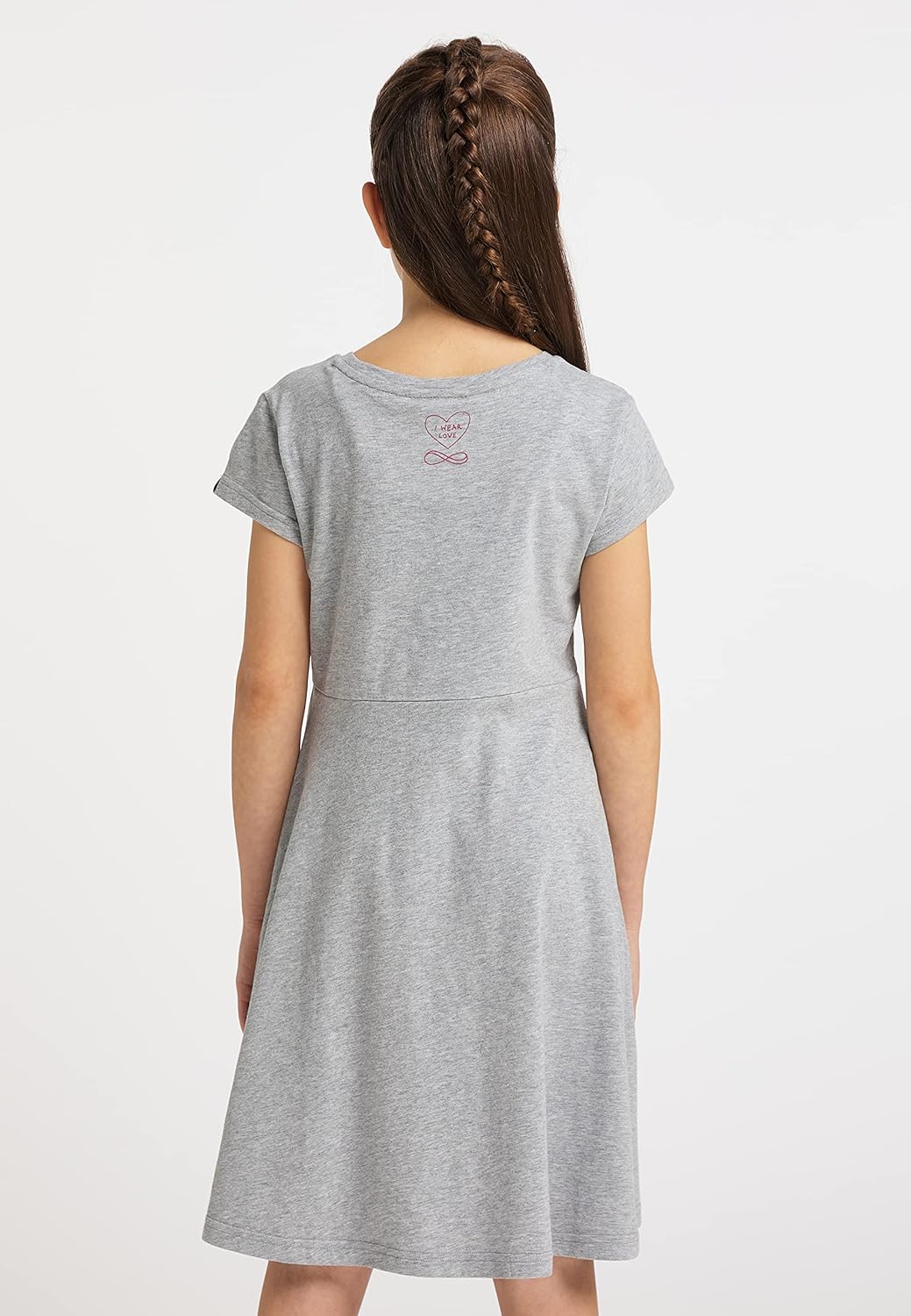 Ragwear Mädchen Kleid GWENDOLINE und GWENDOLINE DOTS Sommerkleid gepunktet und Einfarbig in sommerli
