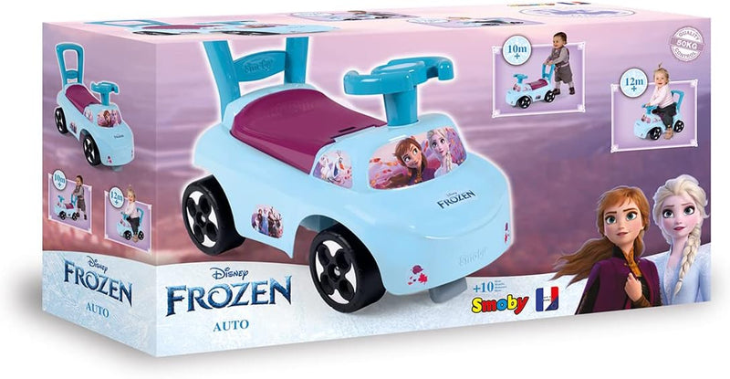 Smoby - Die Eiskönigin Auto - Rutscherfahrzeug - Kinderfahrzeug mit Staufach und Kippschutz, für dri