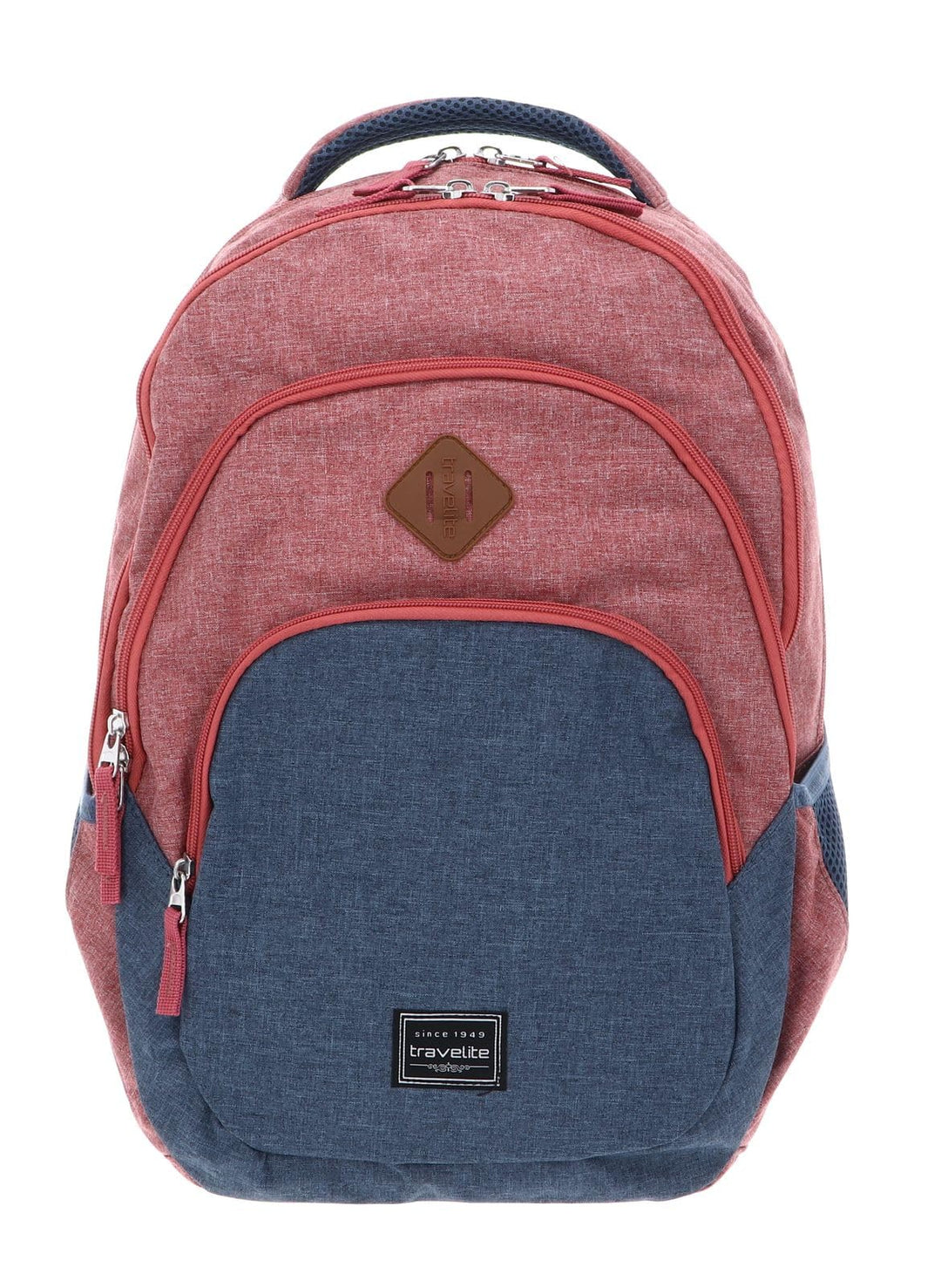 Travelite Handgepäck Rucksack, Laptop Rucksack 15,6 Zoll, BASICS, Daypack, Tagesrucksack mit vielen