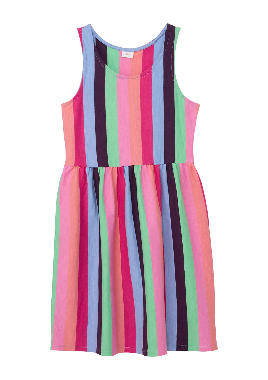 s.Oliver Kleid mit Streifen, Rosa