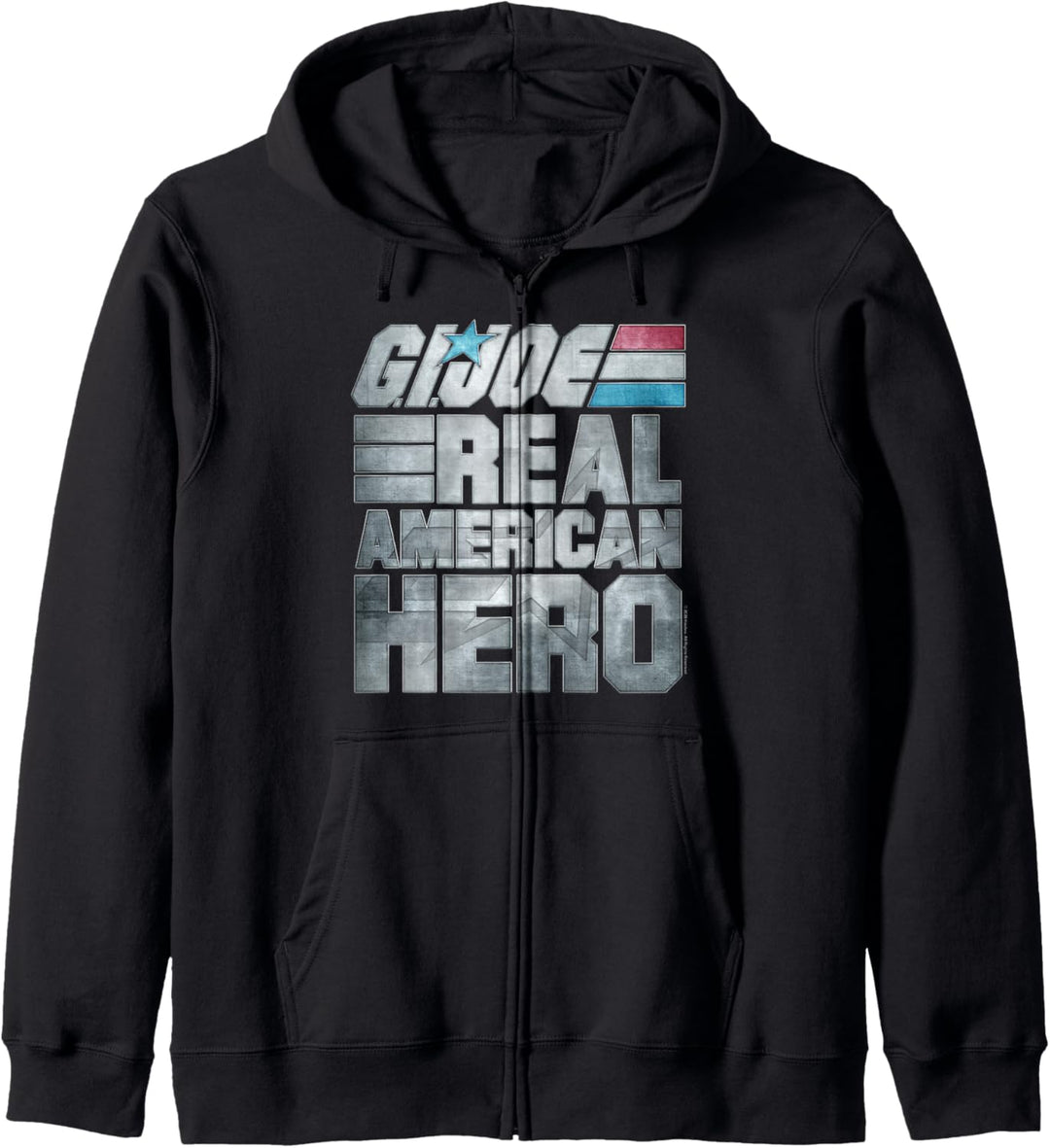 G.I. Joe Real American Hero Metallic Block Logo Kapuzenjacke