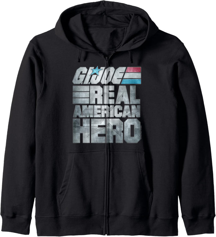 G.I. Joe Real American Hero Metallic Block Logo Kapuzenjacke