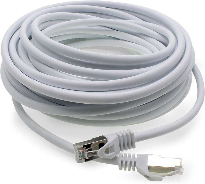 3m - Weiss - 10 Stück Cat7 Netzwerkkabel SFTP Patchkabel Lankabel Rohkabel 10GB/s - 500 Mhz konfekti