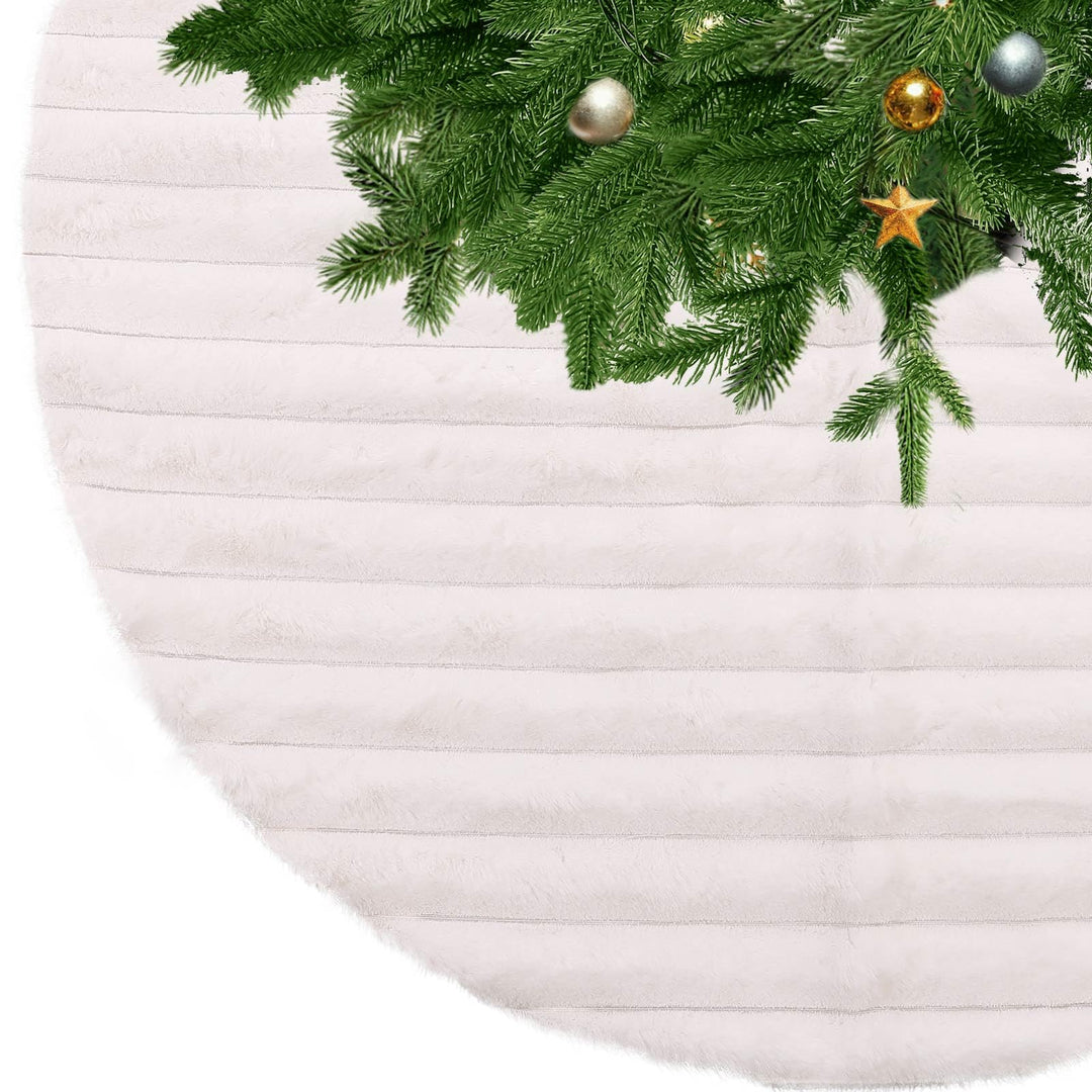Weihnachtsbaumdecke Weiss Luxus Kunstfell Round Christbaumdecke Weihnachtsbaumrock Weihnachtsbaum Te